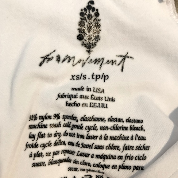 Free People Movement Good Karma Dress In White. NWOT! Sz XS/S & XL - Picture 9 of 9